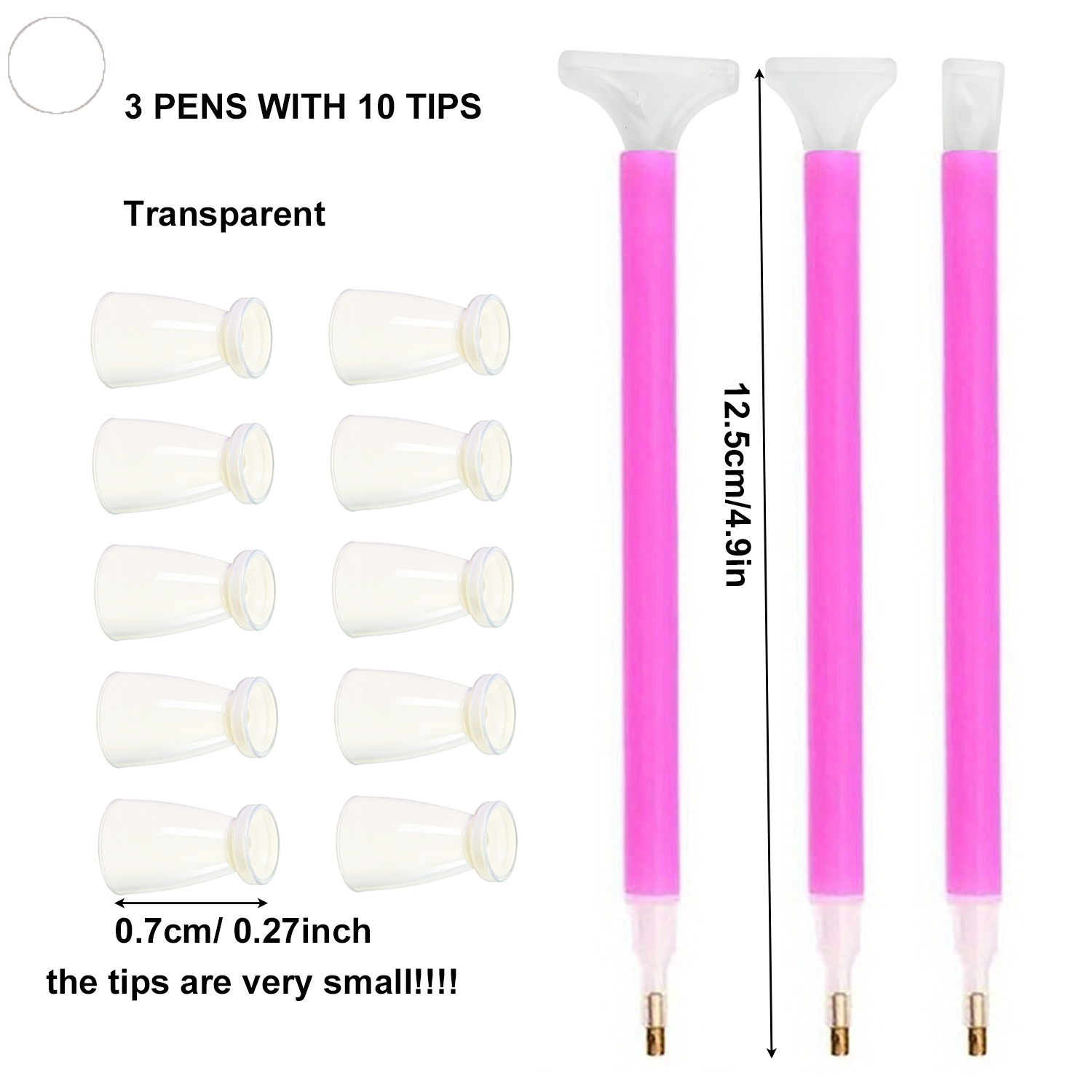 10개 실리콘 팁 & 3개 펜 다이아몬드 페인팅 펜 세 - Art Craft Accessories 리뷰 및 가격