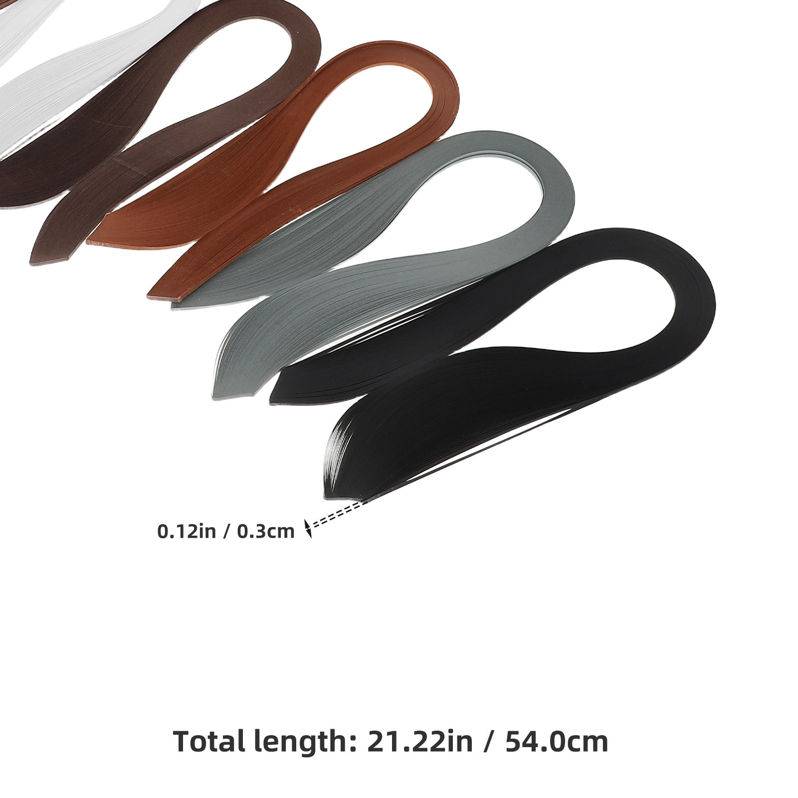 720개 종이 퀼링 스트립, 폭 3mm, 길이 54cm - Quilling Paper Strips 리뷰 및 가격