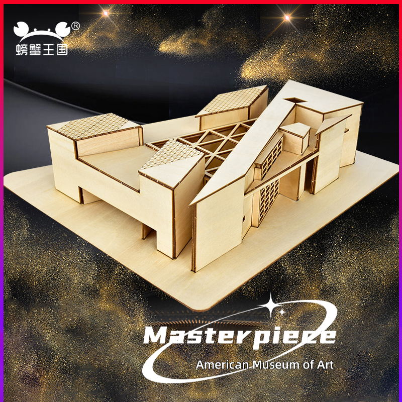 1:100 1:200 규모 DIY 소형 목조 미술관 건 - Art Craft Museum 리뷰 및 가격