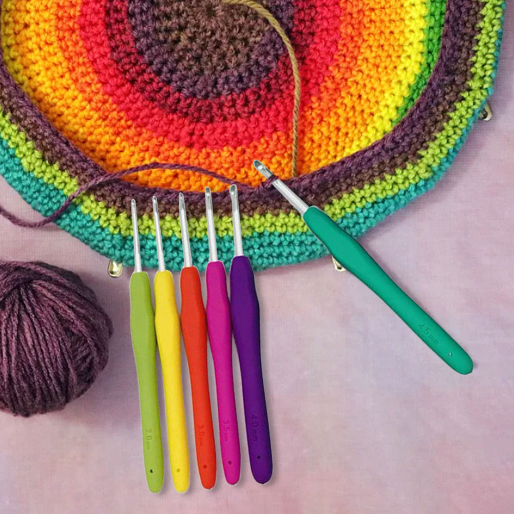 코바늘 세트, 뜨개질 바늘, 케이스 포함, 인체공학적  - Crochet Hook Set 리뷰 및 가격