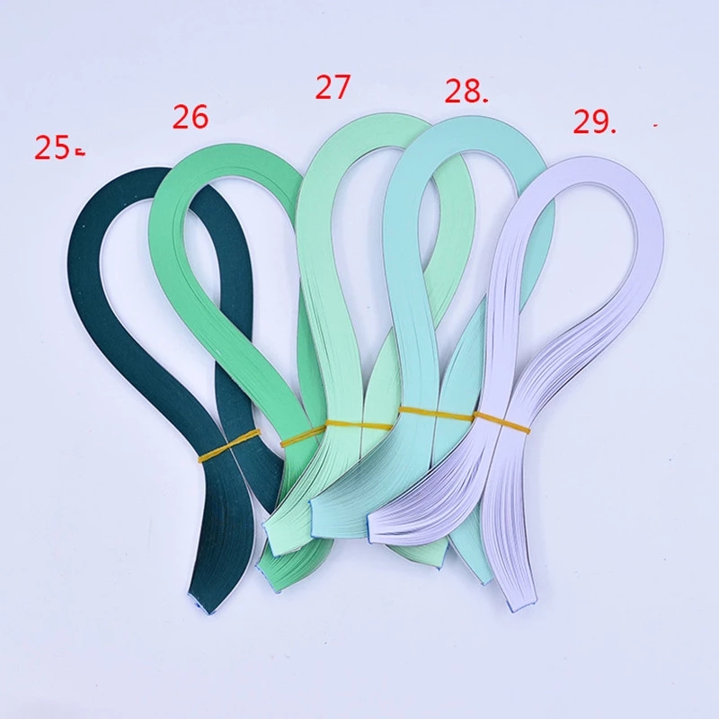 5mm 폭 53cm 길이 퀼링 스트립 120gsm 단색 - Quilling Paper Strips 리뷰 및 가격