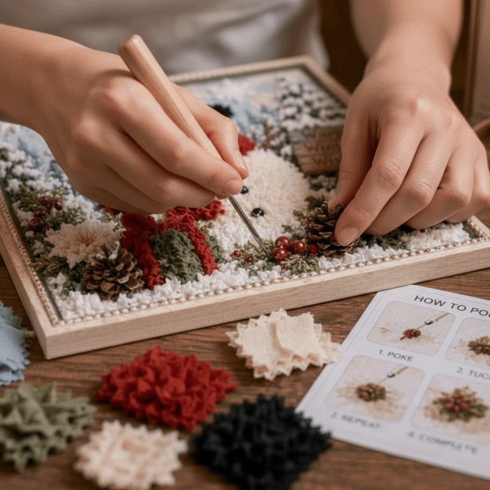 바느질 없이 만드는 크리스마스 포크 아트, 간편하게 제 - Art And Craft For Xmas 리뷰 및 가격
