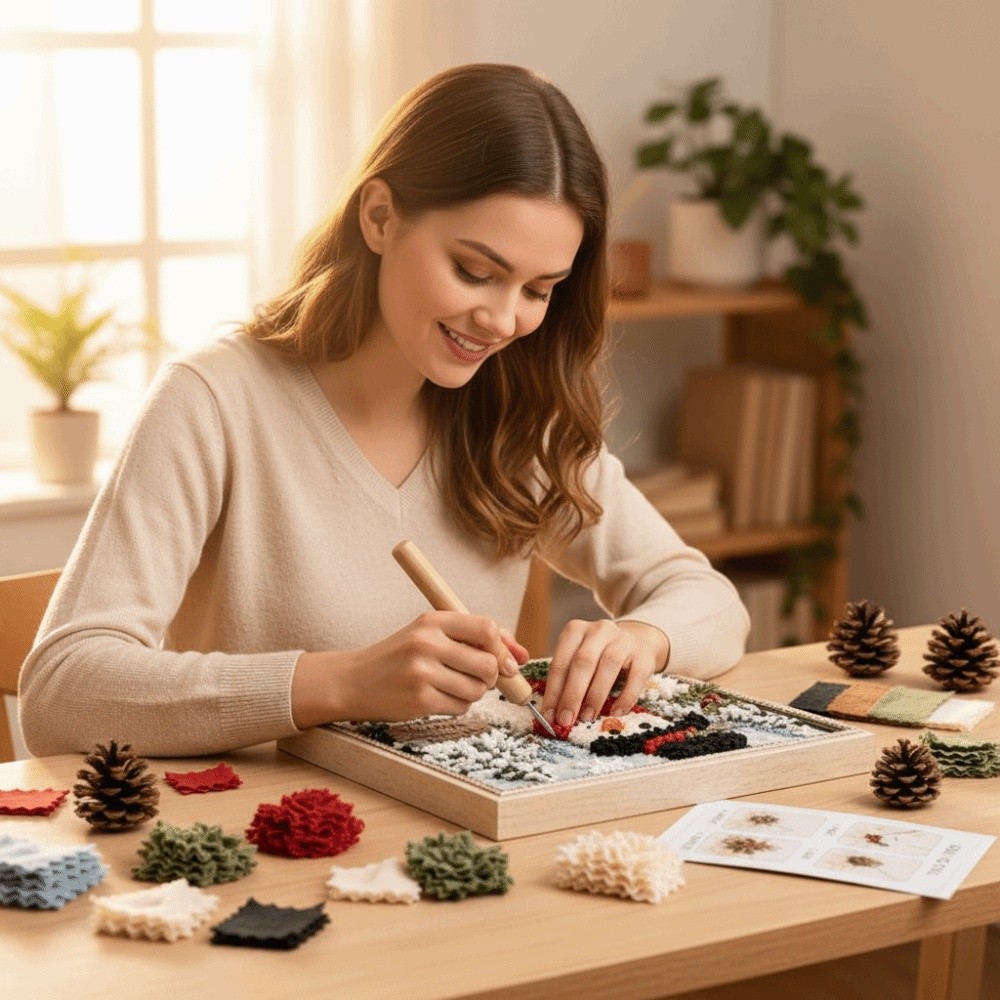 바느질 없이 만드는 크리스마스 포크 아트, 간편하게 제 - Art And Craft For Xmas 리뷰 및 가격