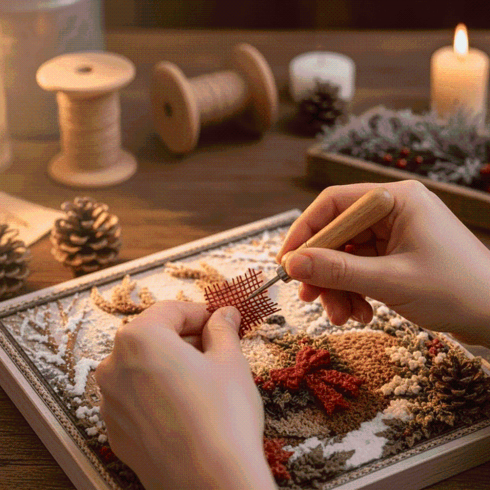 바느질 없이 만드는 크리스마스 포크 아트, 간편하게 제 - Art And Craft For Xmas 리뷰 및 가격