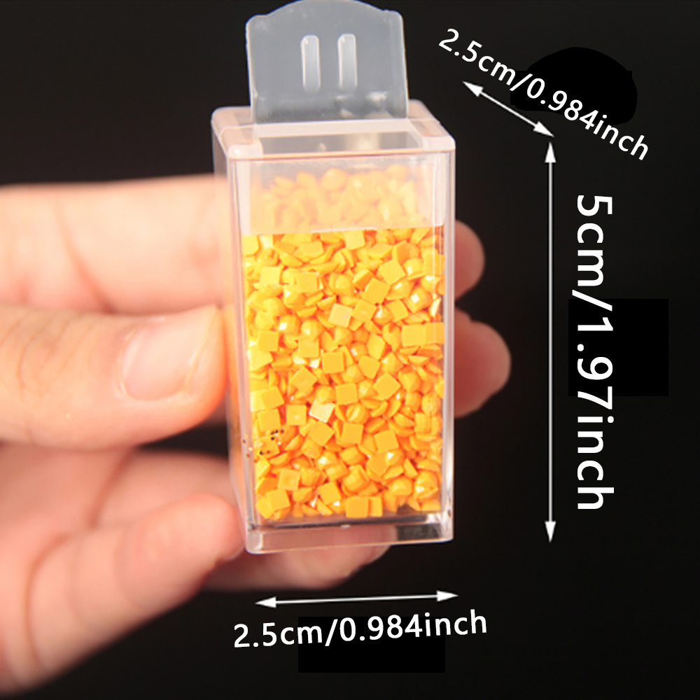 정사각형 플라스틱 다이아몬드 페인팅 보관함 - 자수 모 - Art Craft Accessories 리뷰 및 가격