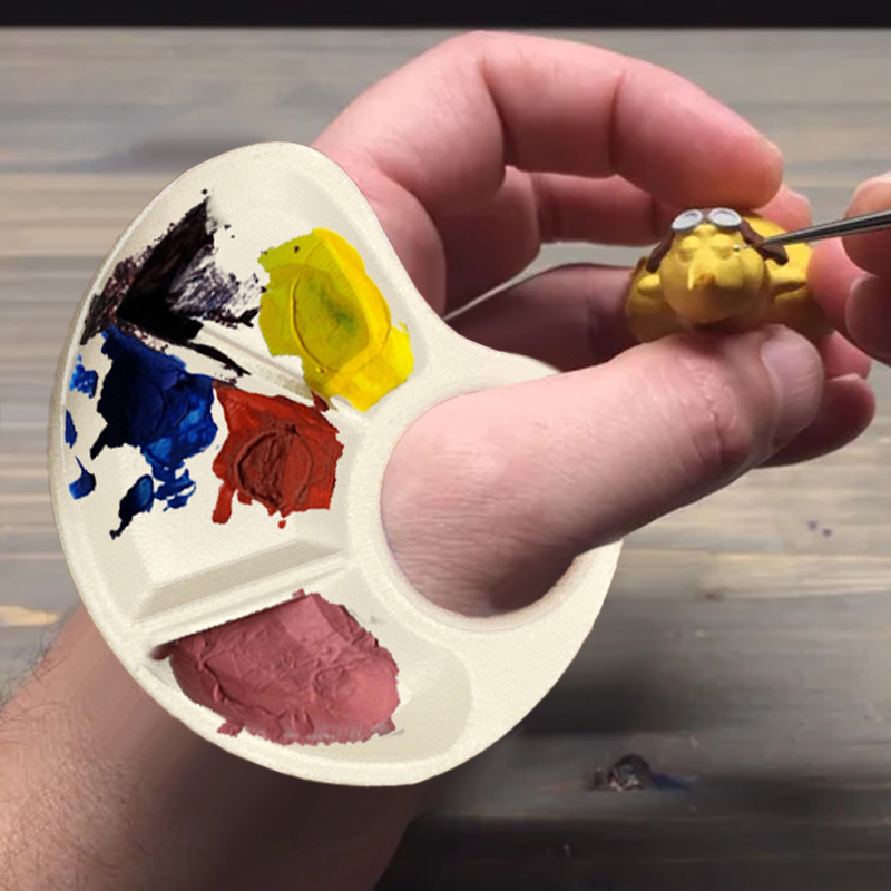 1/2pc 엄지손가락 팔레트 인체공학적 디자인 작고 부 - Art Craft Class 리뷰 및 가격