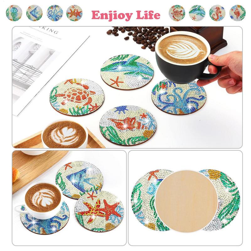 보석 아트 컵 받침 공예 키트 그림 아트 보석 컵 받침 - Eco Art Craft 리뷰 및 가격