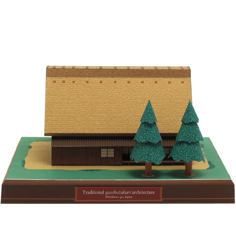 일본 오두막 가쇼즈쿠리 미니 3D 종이 모델 하우스 페 - Art Craft Cardboard 리뷰 및 가격