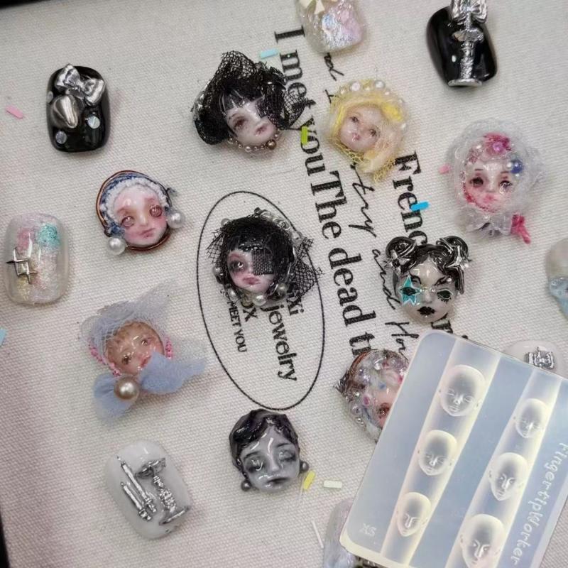 새로운 3D 장미 꽃 나비 실리콘 몰드 네일 아트 장식 - Art Craft Template 리뷰 및 가격