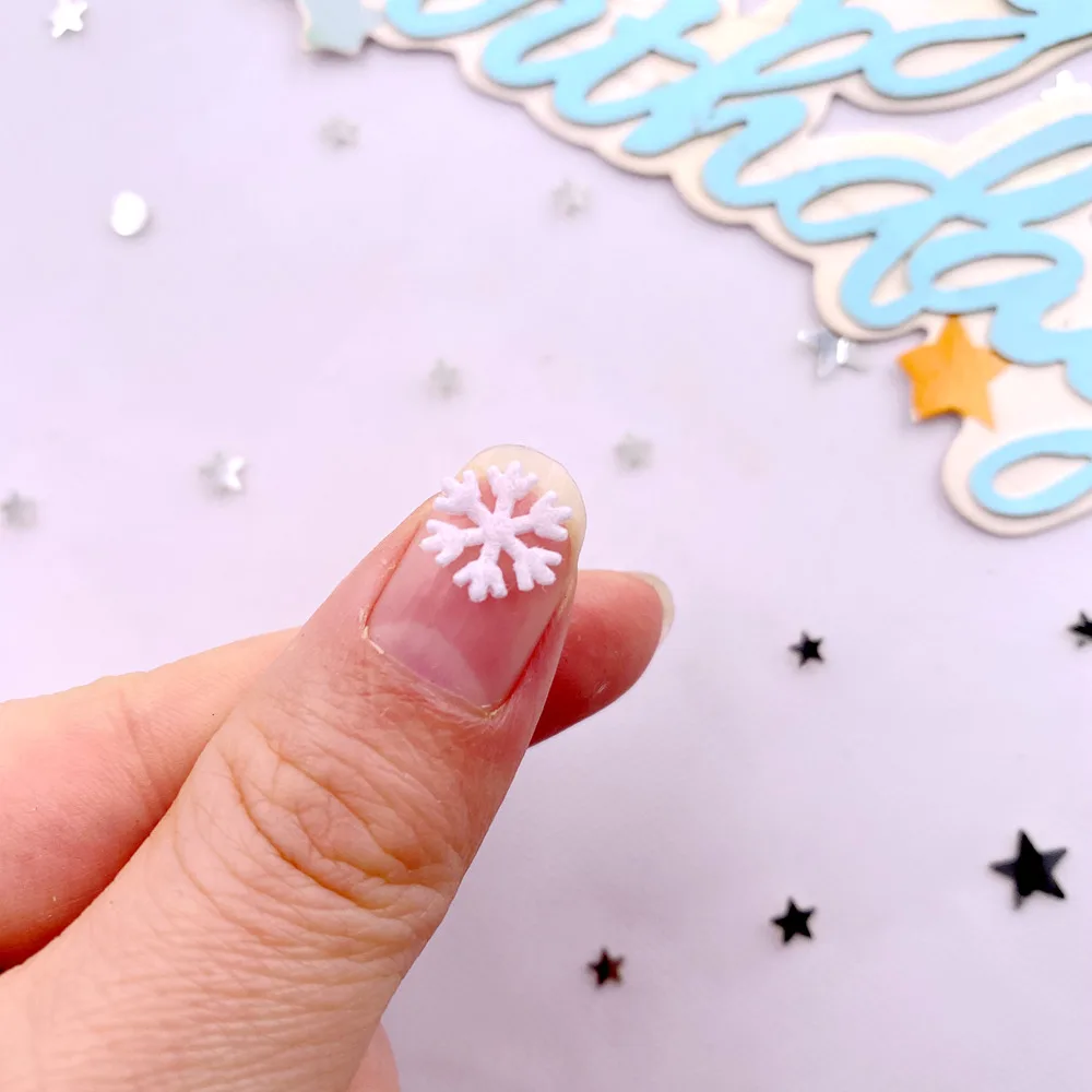 원단 화이트 크리스마스 눈꽃 패치, DIY 헤어 활 공 - Eco Art Craft 리뷰 및 가격