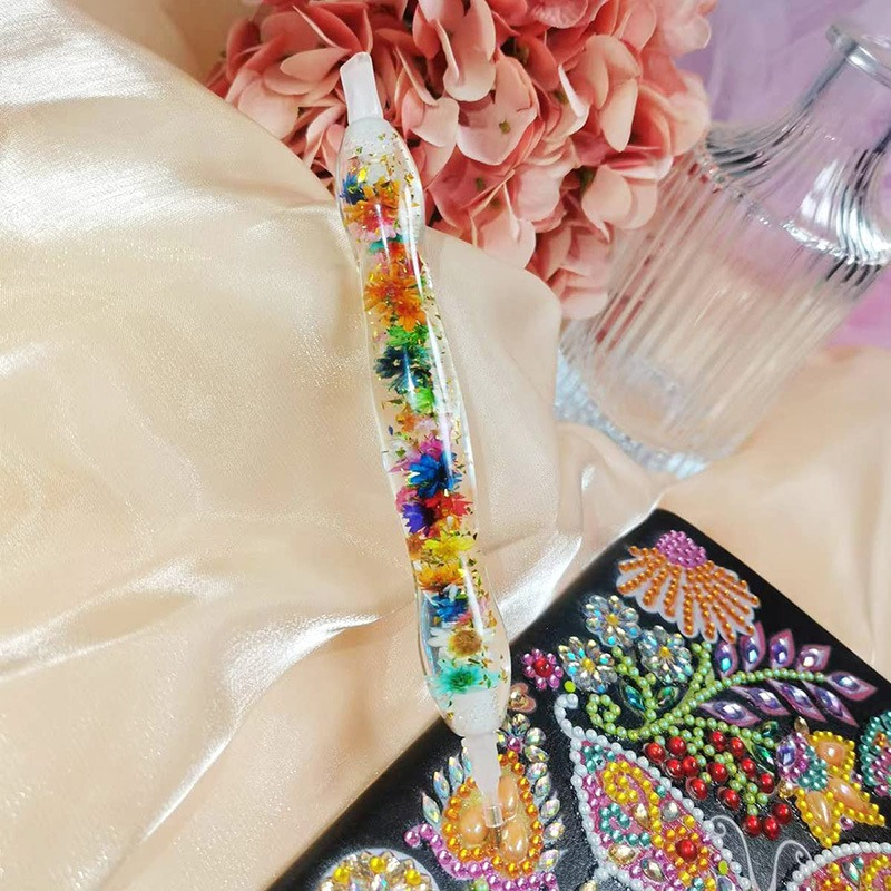 1세트 꽃무늬 레진 5D 다이아몬드 페인팅 펜, 6개  - Art Craft Accessories 리뷰 및 가격